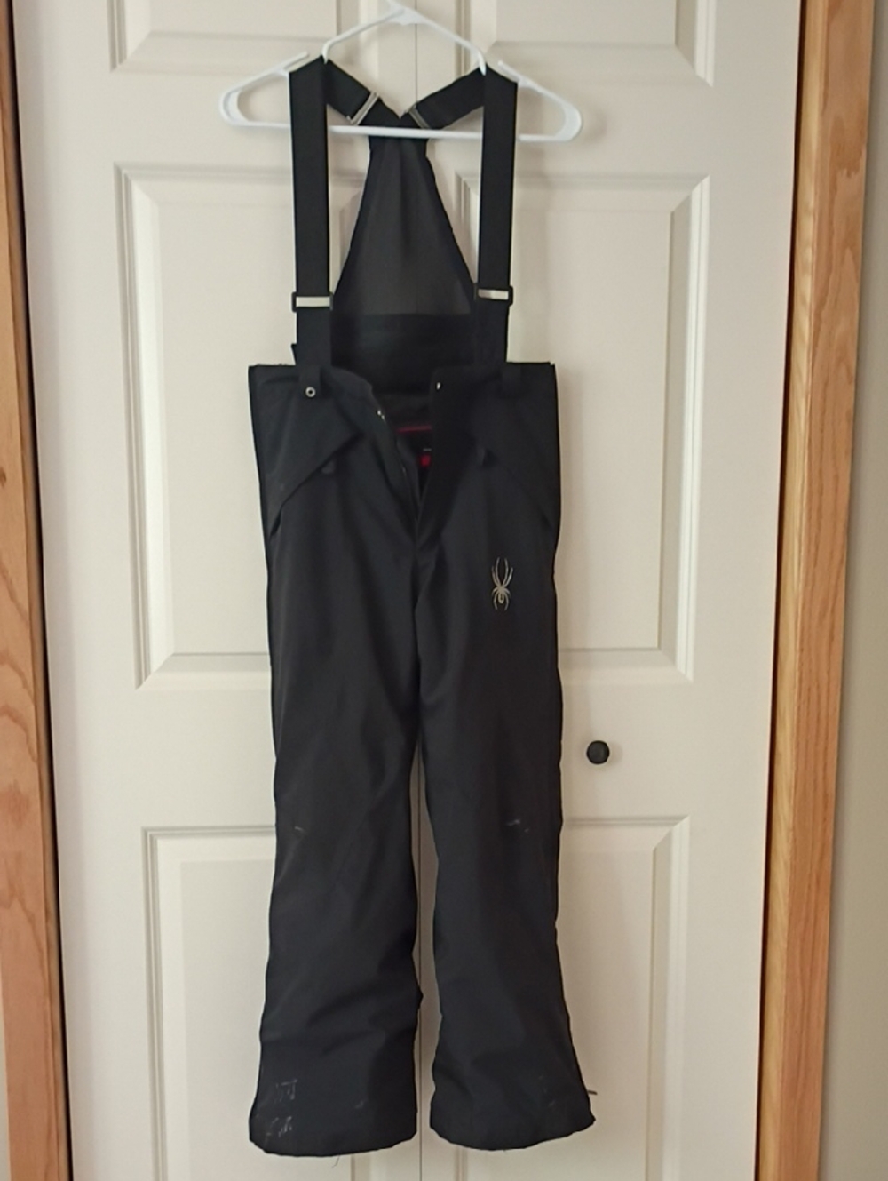 Spyder Youth Ski Bib Pants with Adjustable Suspenders